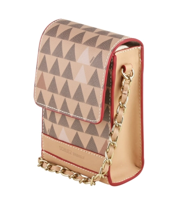 BOLSA 4GIRLS BELIEVE NEW TRIANGLE SCHUTZ BEGE