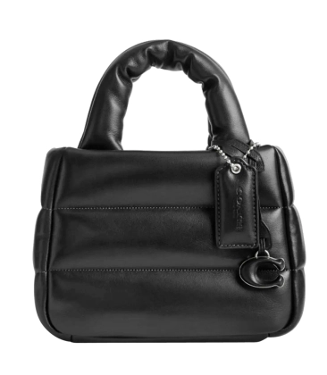 BOLSA COACH NEW YORK MINI PILLOW TOTE PRETO