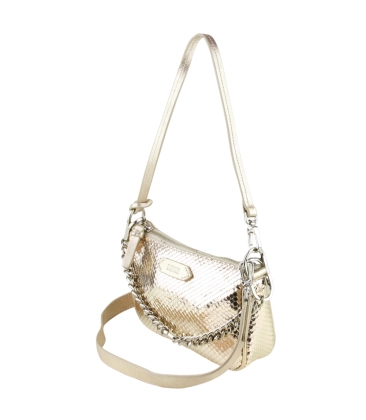 BOLSA CROSSBODY EMMY BRIGHT SNAKE SCHUTZ DOURADO Acquarela Shop