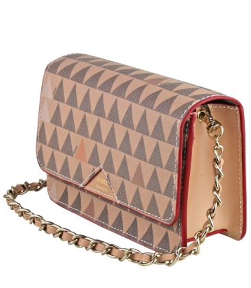 BOLSA CROSSBODY TRIANGLE SCHUTZ BEGE Acquarela Shop