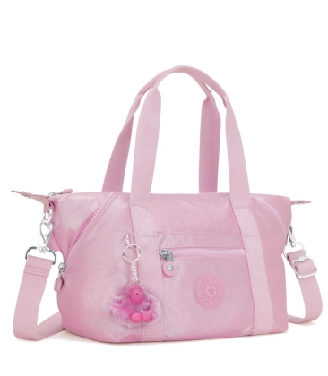 BOLSA KIPLING ART MINI METALLIC LILAC ROSA