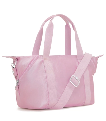 BOLSA KIPLING ART MINI METALLIC LILAC ROSA