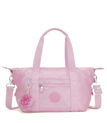 BOLSA KIPLING ART MINI METALLIC LILAC ROSA