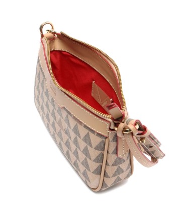 BOLSA PEQUENA EMMY TRIANGLE SCHUTZ MARROM