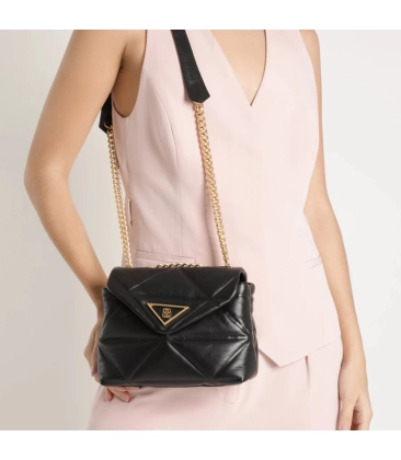 BOLSA MÉDIA POPPY SCHUTZ PRETO