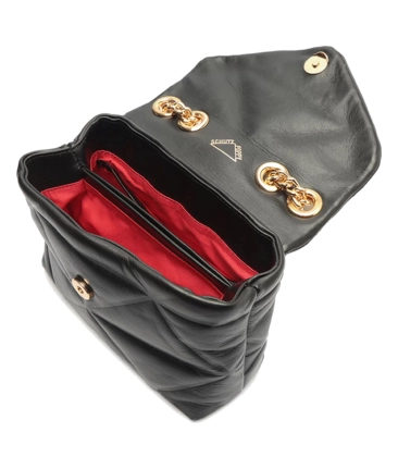 BOLSA MÉDIA POPPY SCHUTZ PRETO