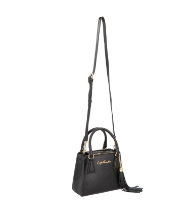 BOLSA PEQUENA TOTE TASSEL LUIZA BARCELOS PRETO