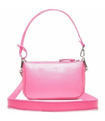 crossbody emmy bright snake pink