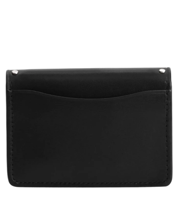 PORTA-CARTÕES COACH NEW YORK ESSENTIAL HALF FLAP PRETO