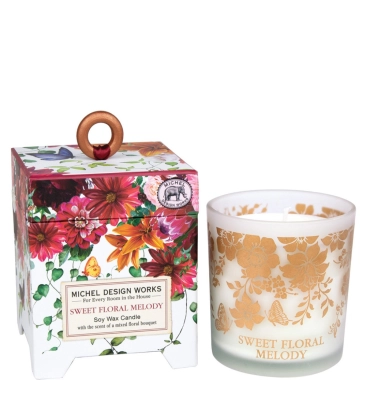 VELA AROMÁTICA P 40H SWEET FLORAL MELODY MICHEL DESIGN WORKS