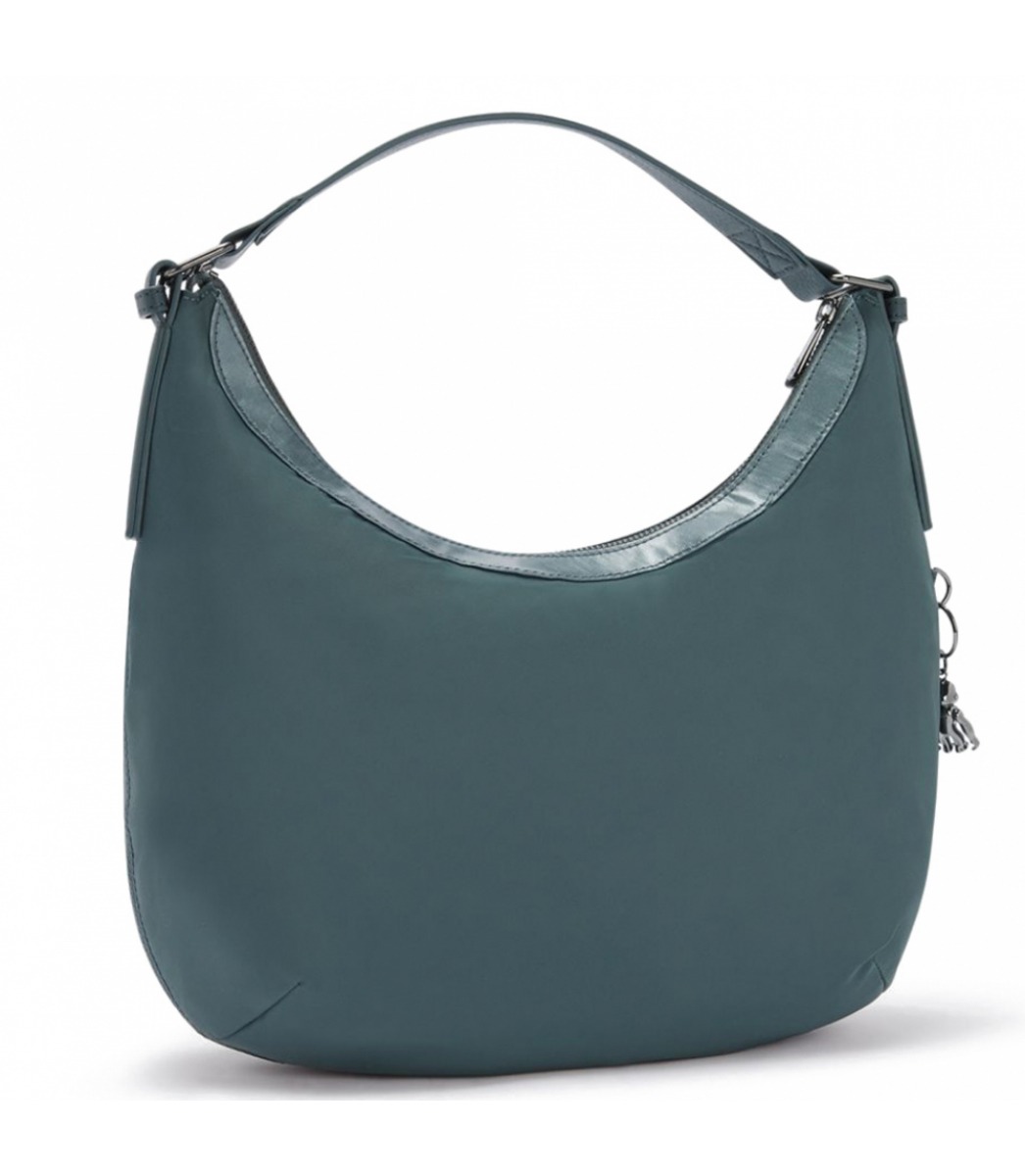 green suede hobo bolsa