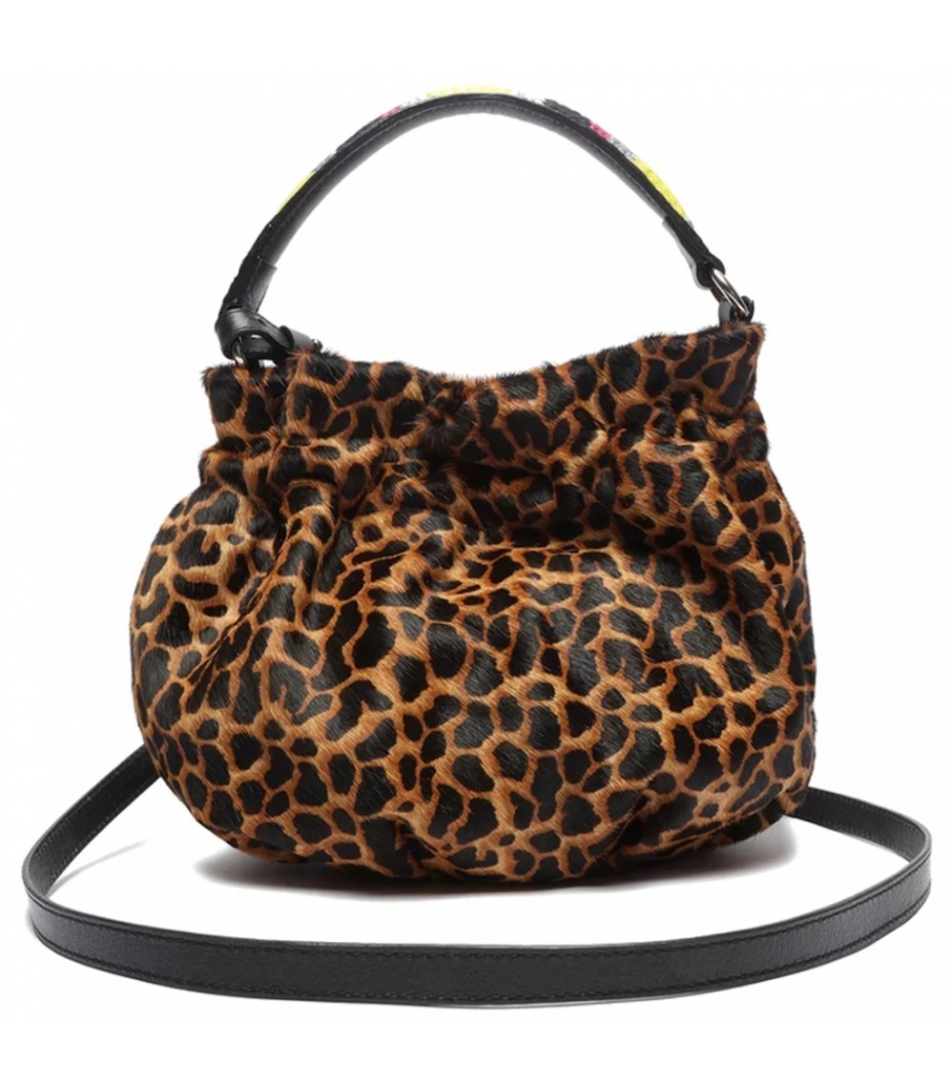 leopard print hand bolsa