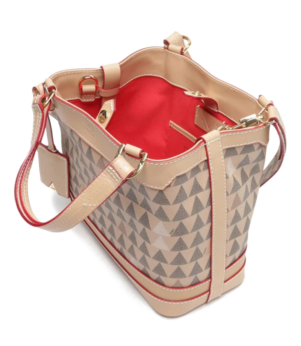 BOLSA MINI TOTE EMMA NEO TRIANGLE SCHUTZ BEGE Acquarela Shop