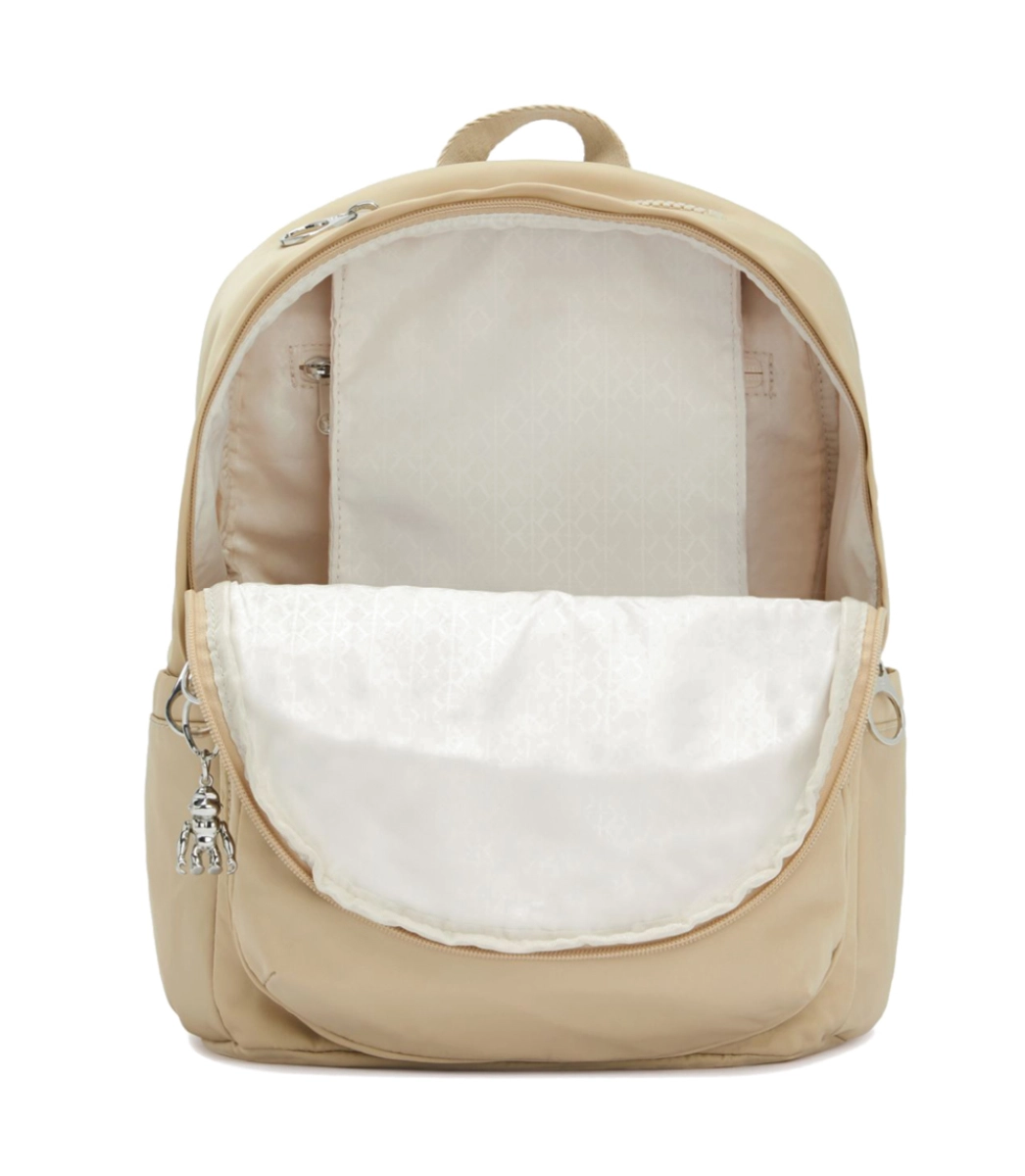 Mochila kipling beige on sale