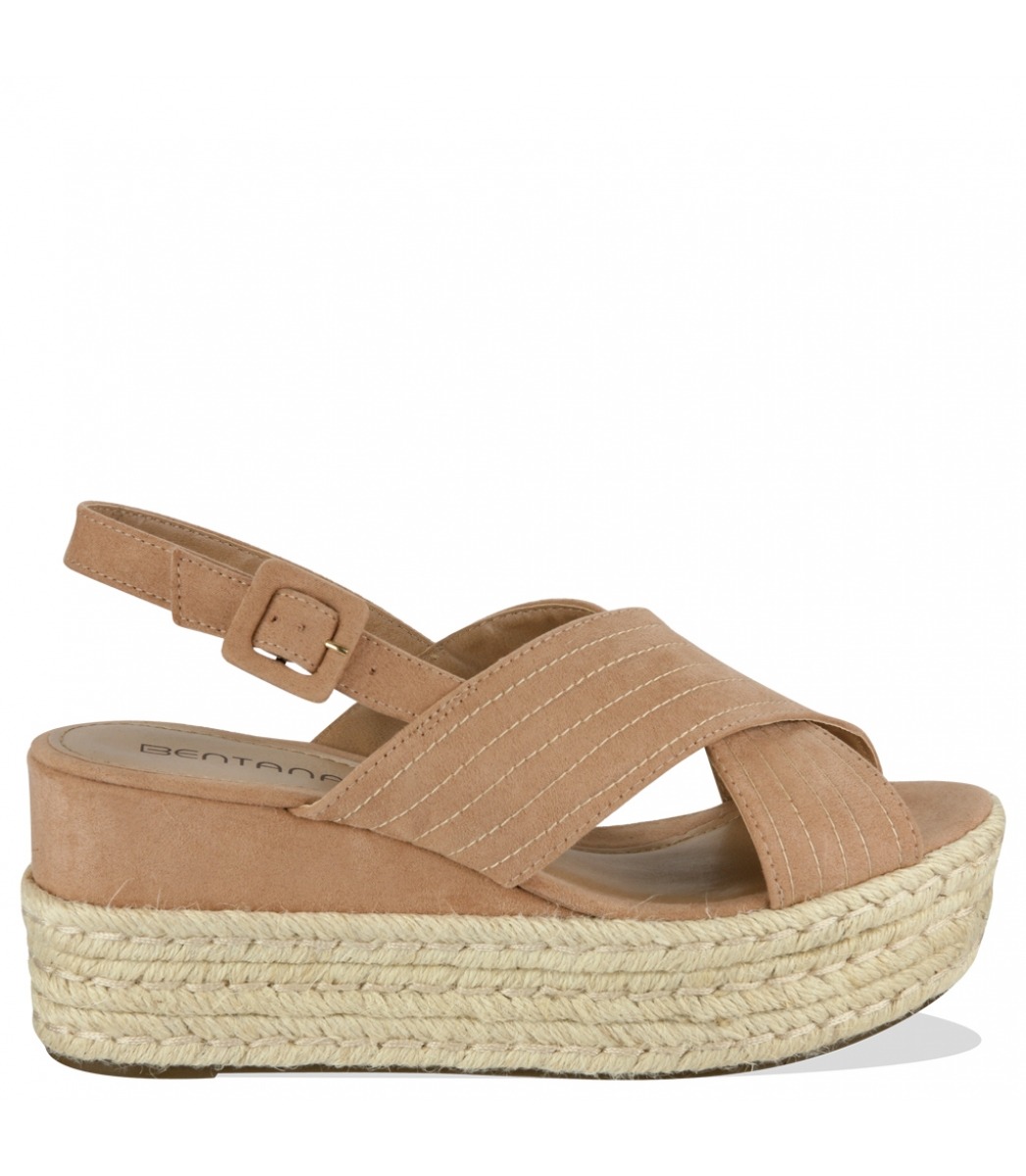 sandalia salto flatform