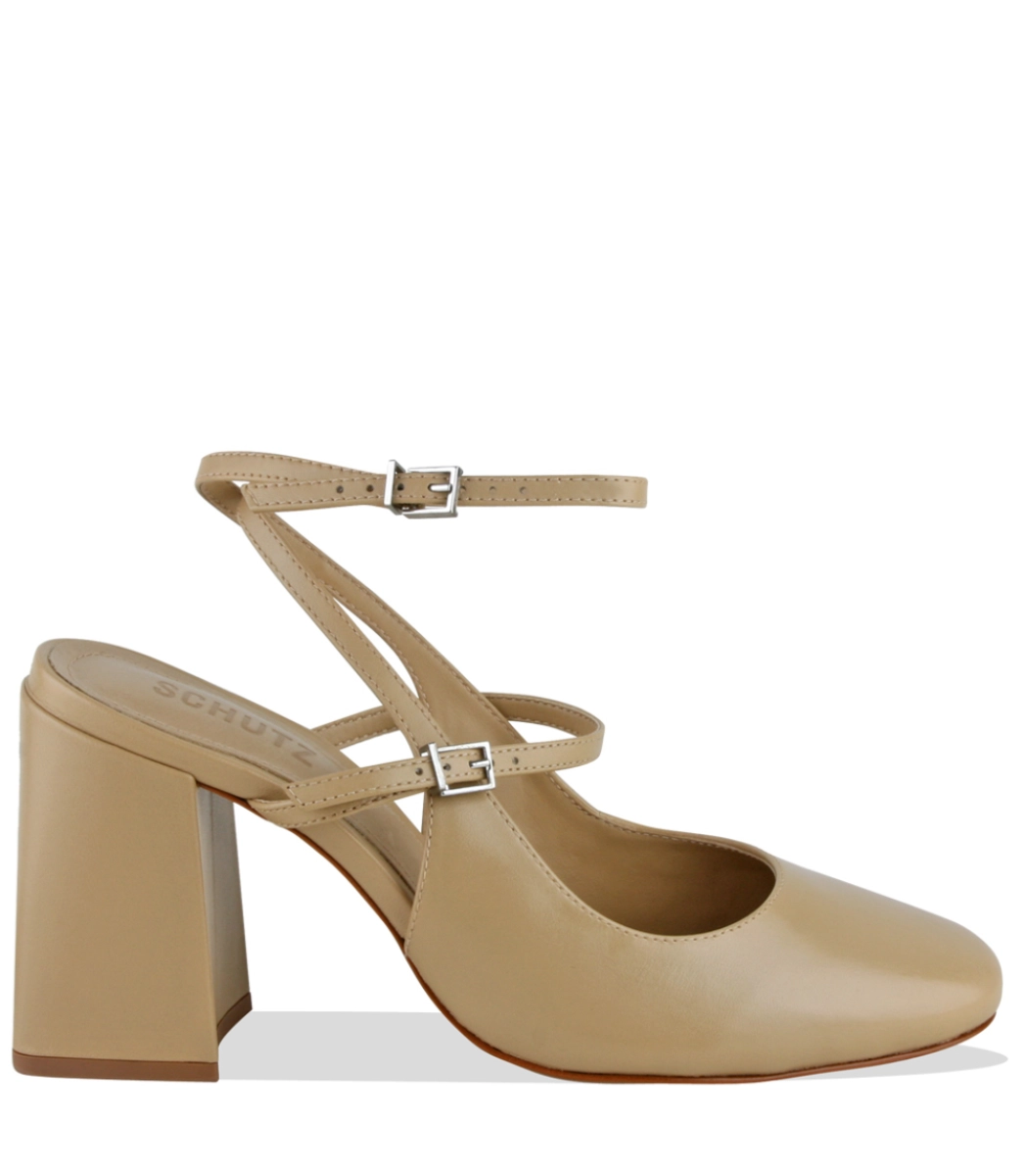 Sapato nude hot sale schutz