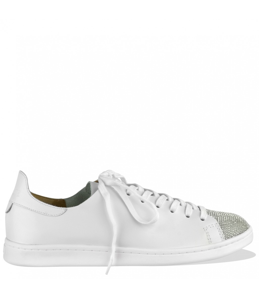 tenis schutz branco com strass